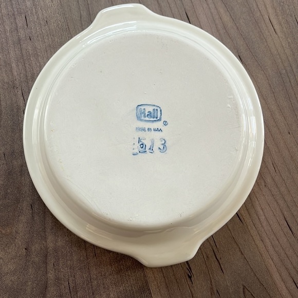 Hall® China 513-WH White 10 Oz. Round Au Gratin Dish Set of 6 in EUC - Picture 3 of 5